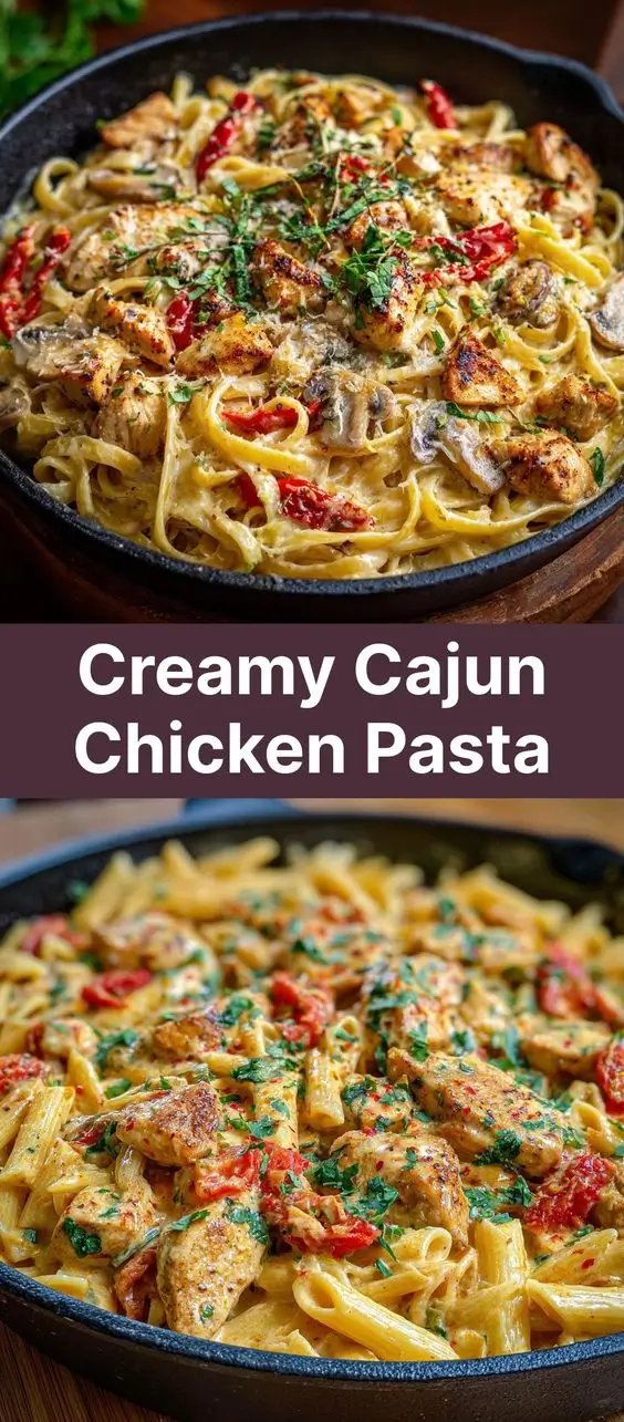 Creamy Cajun Chicken Pasta