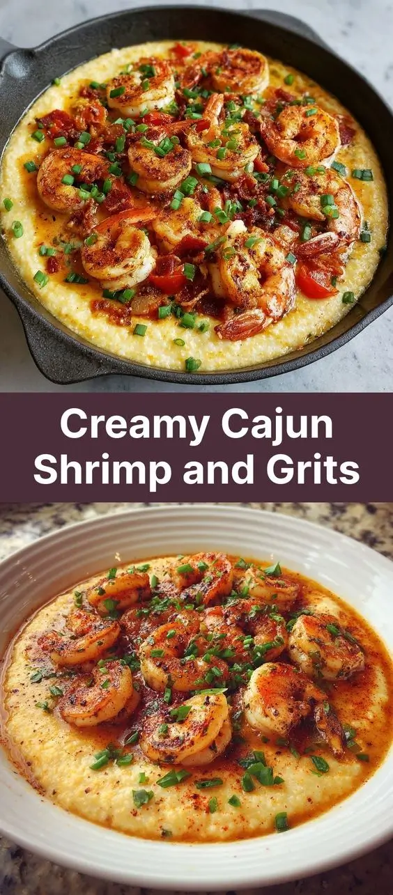 Creamy Cajun Shrimp and Grits
