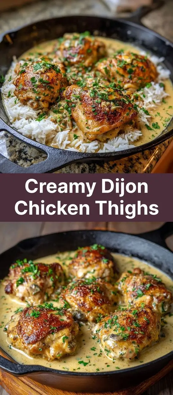 Creamy Dijon Chicken Thighs