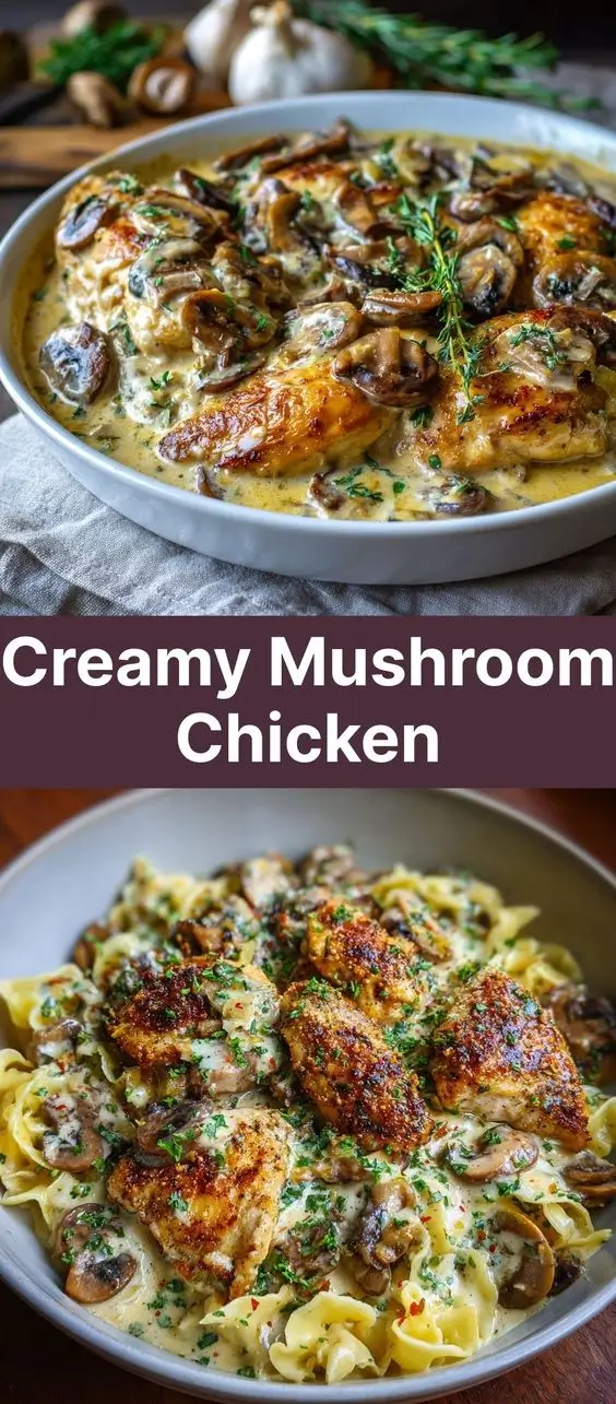 Creamy Mushroom Chicken