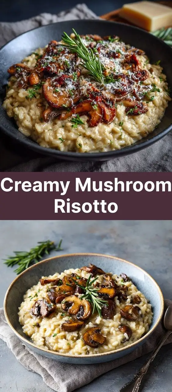 Creamy Mushroom Risotto