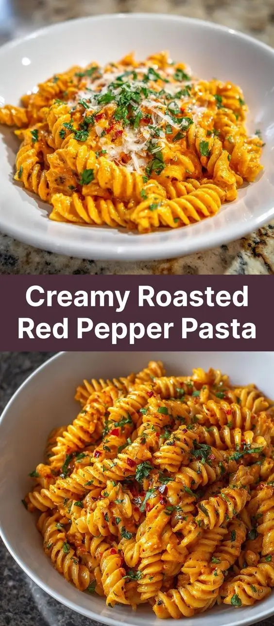 Creamy Roasted Red Pepper Pasta