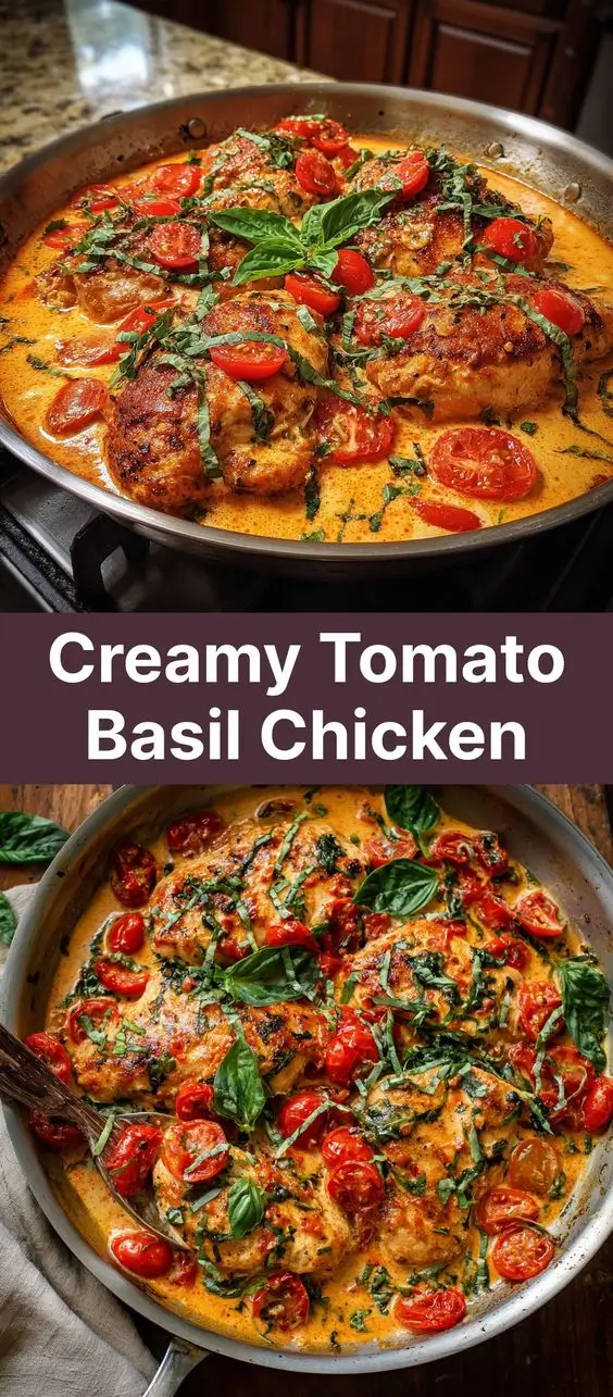 Creamy Tomato Basil Chicken