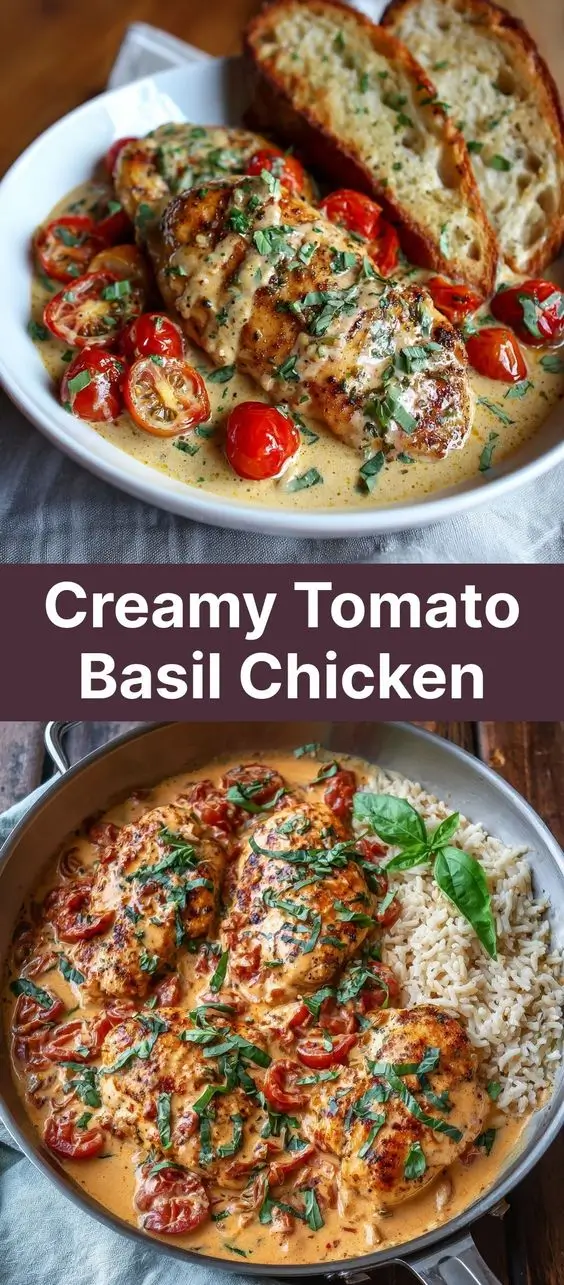 Creamy Tomato Basil Chicken