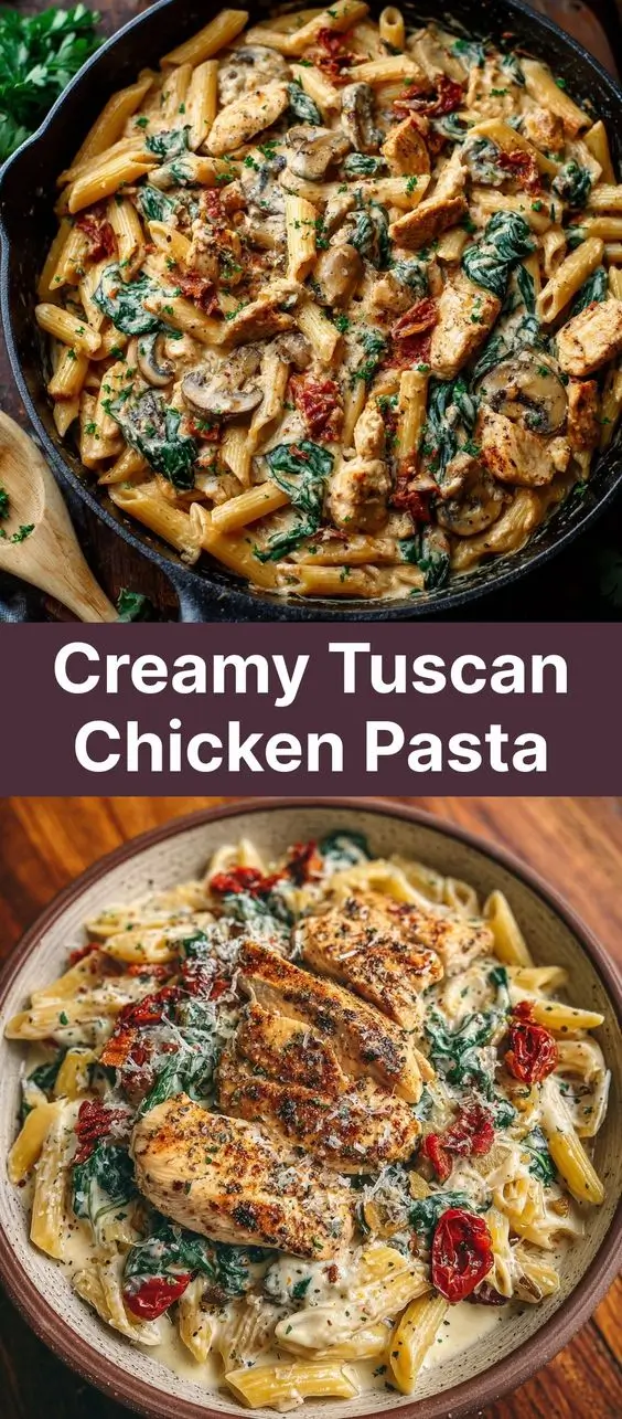 Creamy Tuscan Chicken Pasta