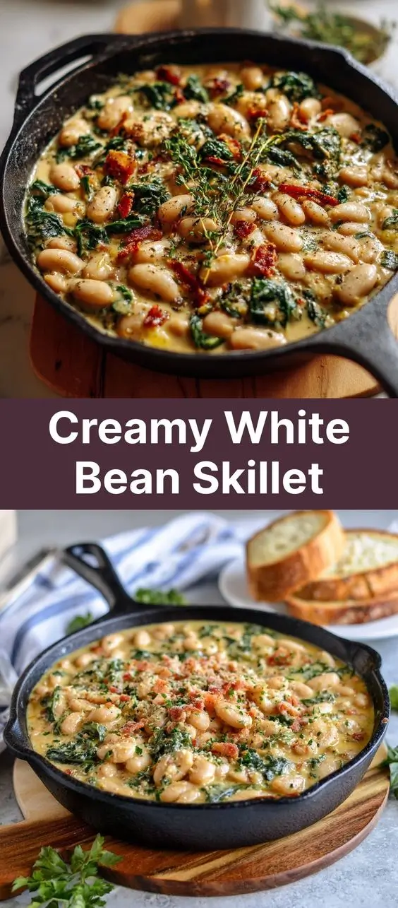 Creamy White Bean Skillet