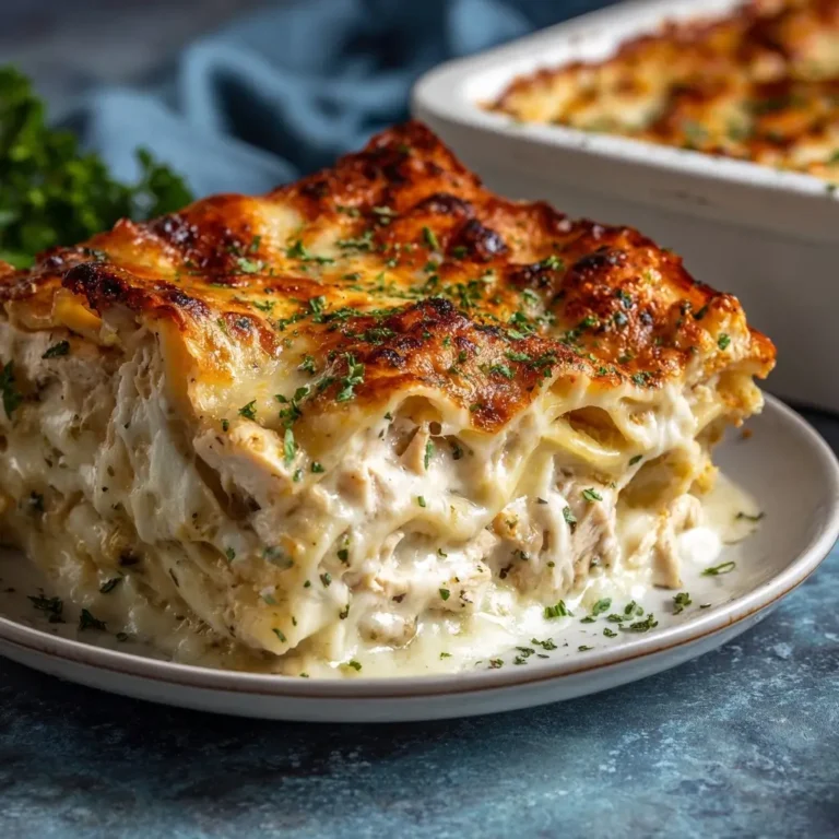 Creamy White Sauce Chicken Lasagna