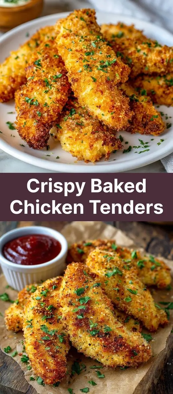 Crispy Baked Chicken Tenders