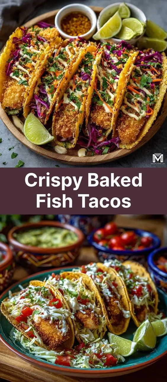 Crispy Baked Fish Tacos