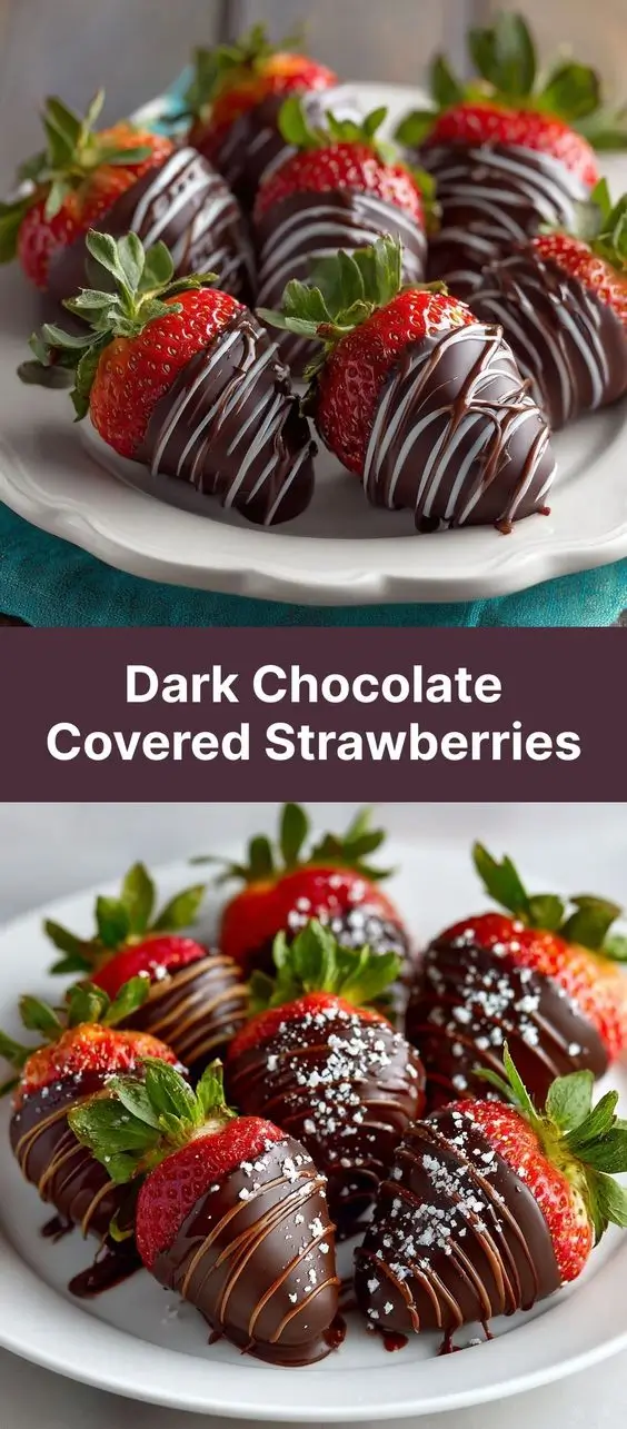 Dark Chocolate Covered Strawberries