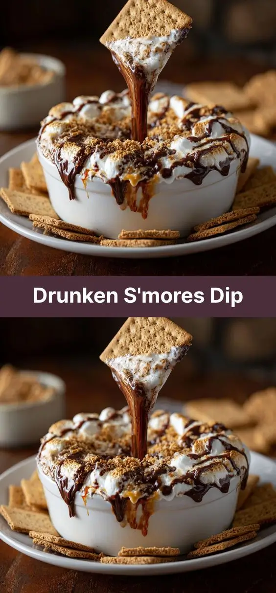 Drunken S'mores Dip