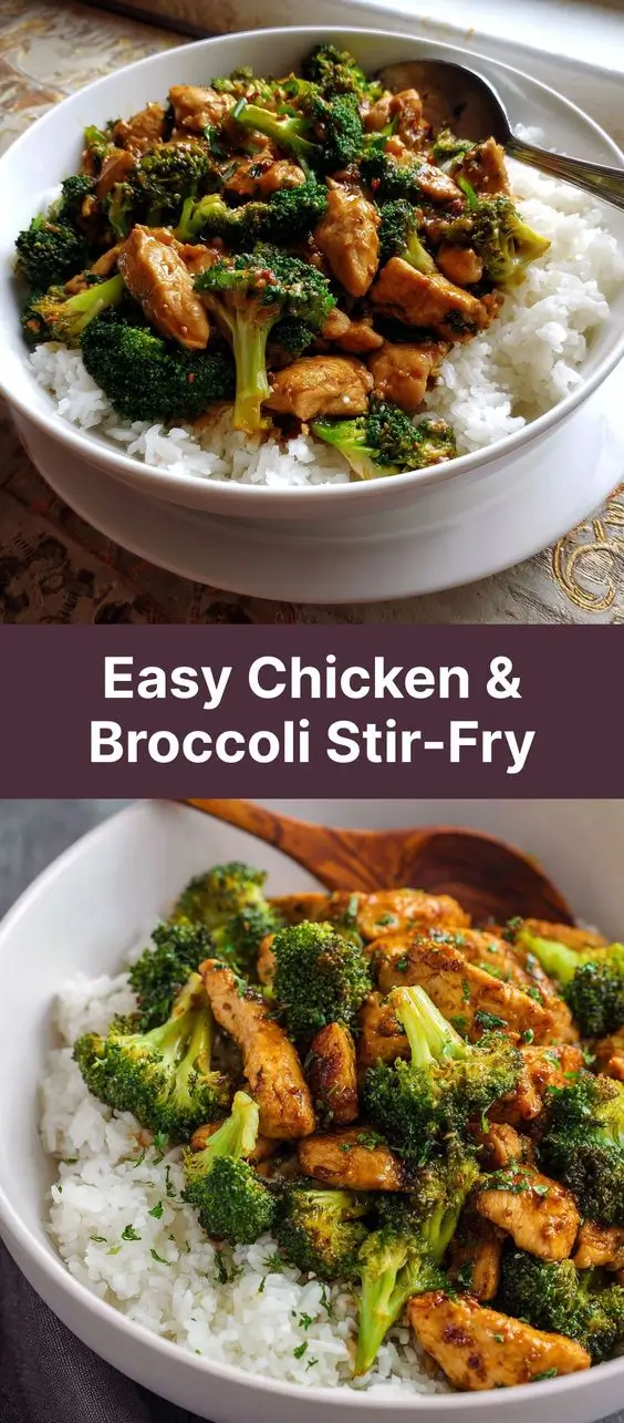 Easy Chicken & Broccoli Stir-Fry