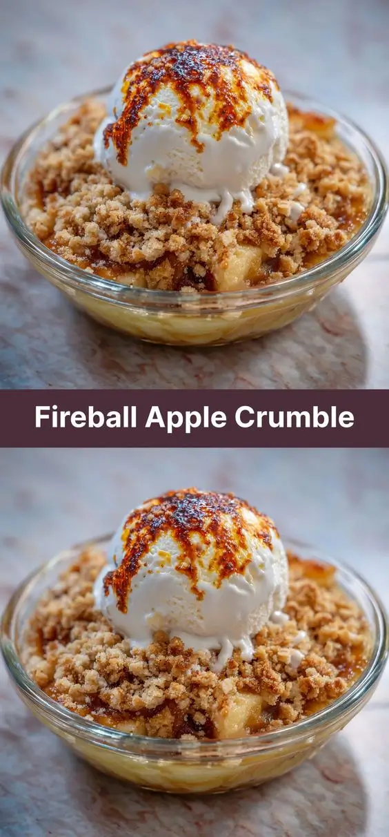 Fireball Apple Crumble