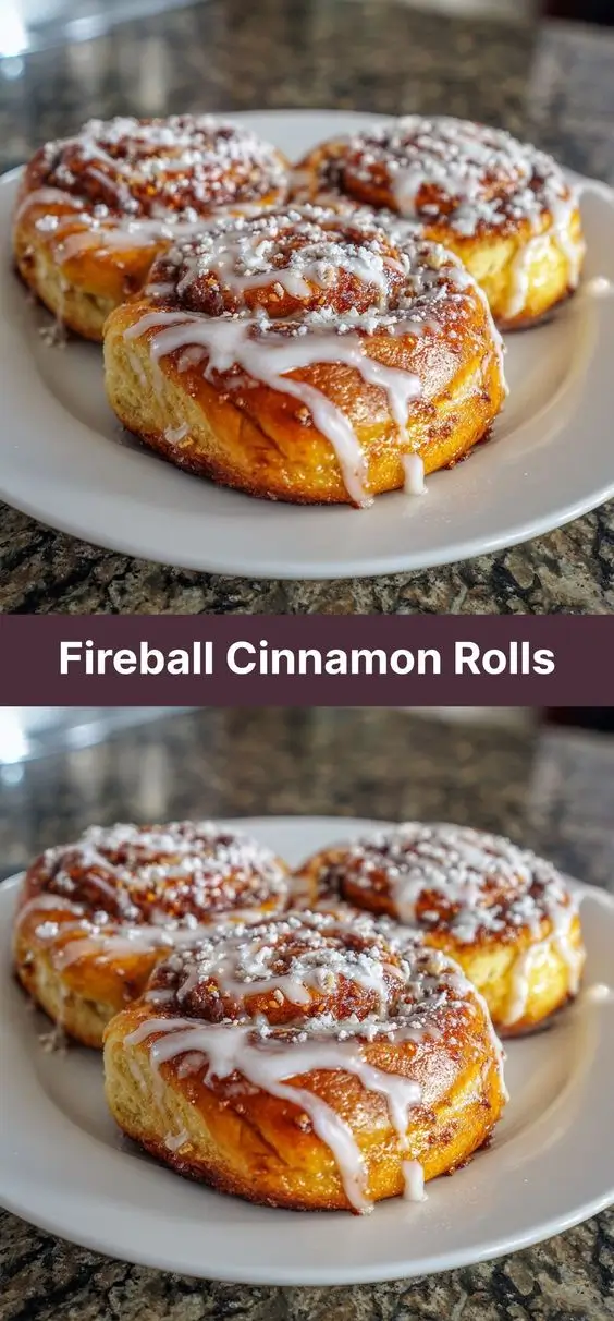 Fireball Cinnamon Rolls