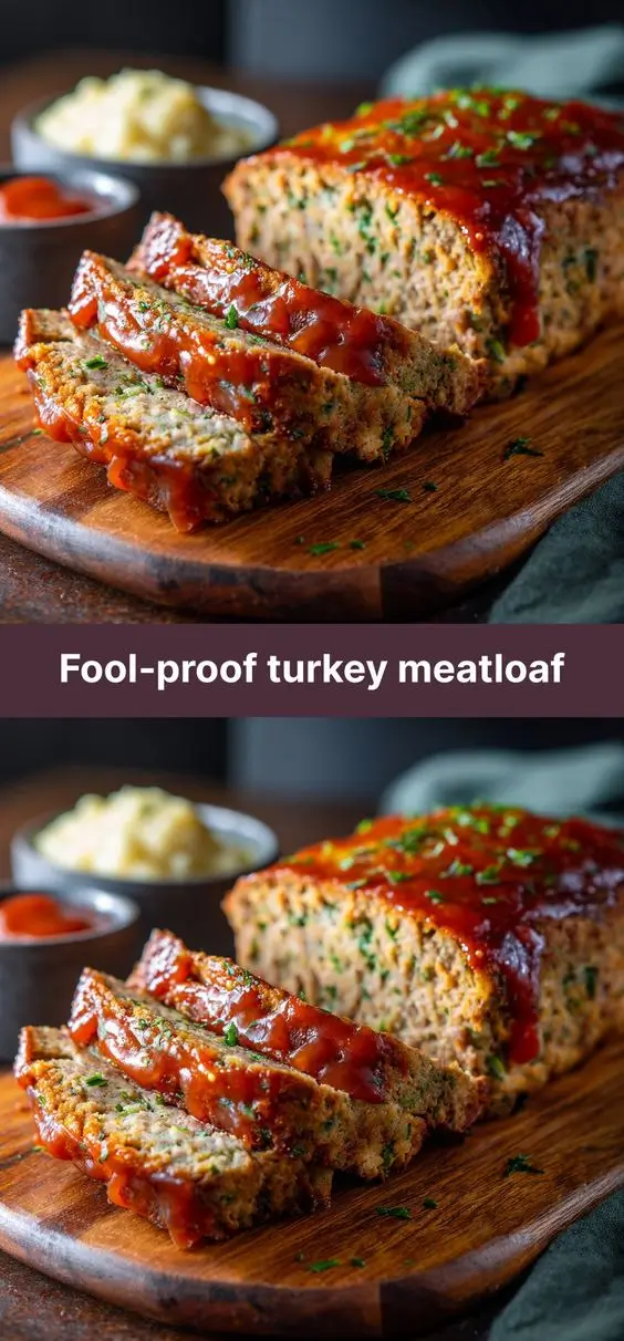 Fool‑proof turkey meatloaf