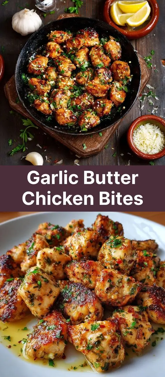 Garlic Butter Chicken Bites