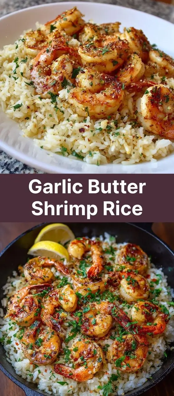 Garlic Butter Shrimp Rice