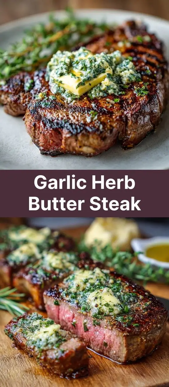 Garlic Herb Butter Steak