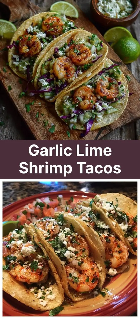 Garlic Lime Shrimp Tacos