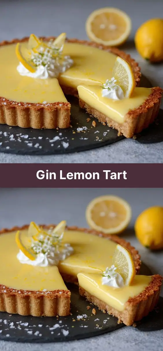 Gin Lemon Tart