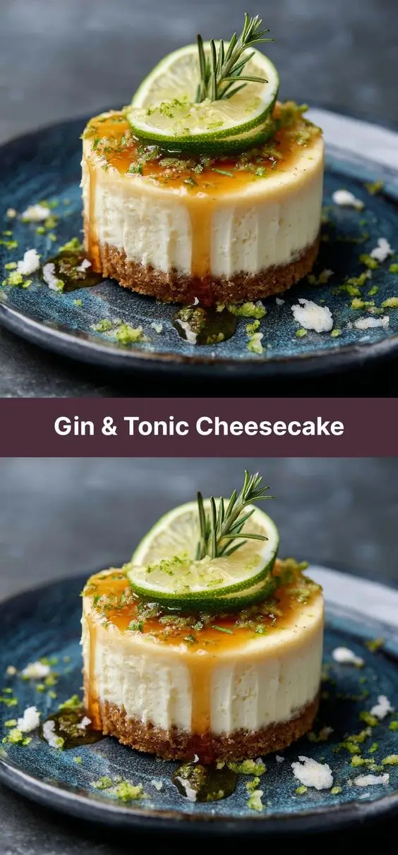 Gin & Tonic Cheesecake
