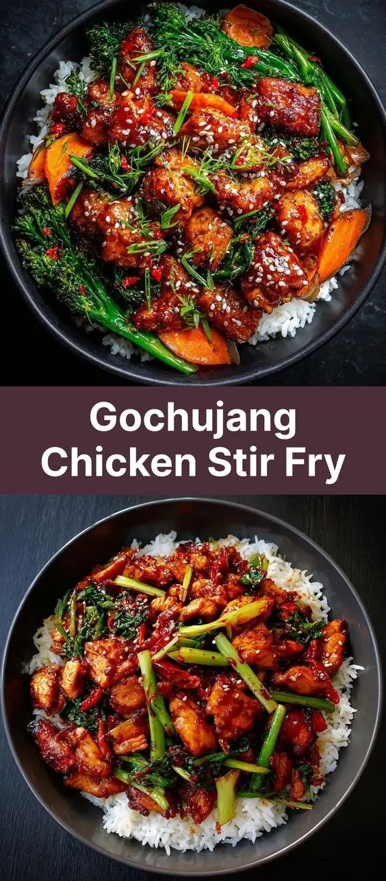 Gochujang Chicken Stir Fry