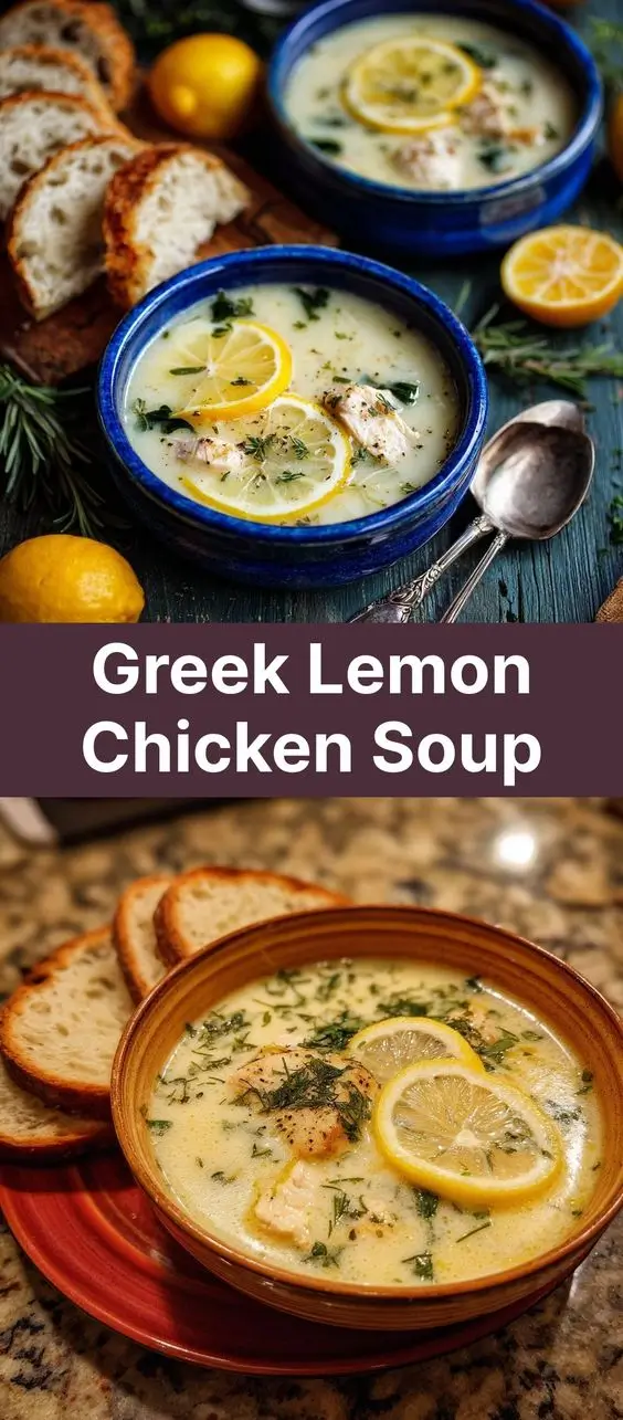 Greek Lemon Chicken Soup