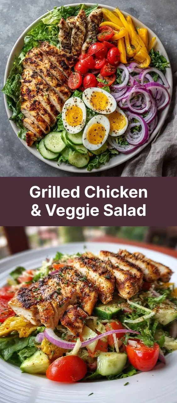 Grilled Chicken & Veggie Salad
