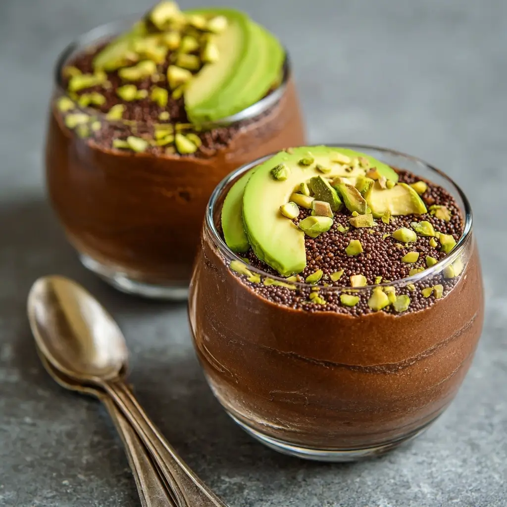 Healthy Chocolate Avocado Mousse