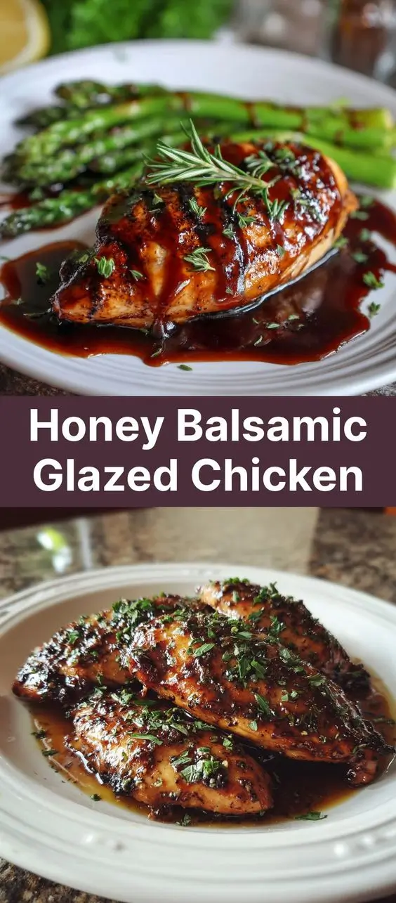 Honey Balsamic Glazed Chicken