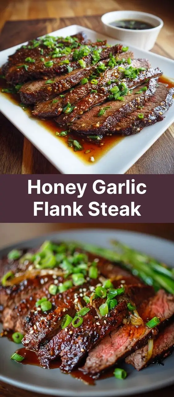 Honey Garlic Flank Steak