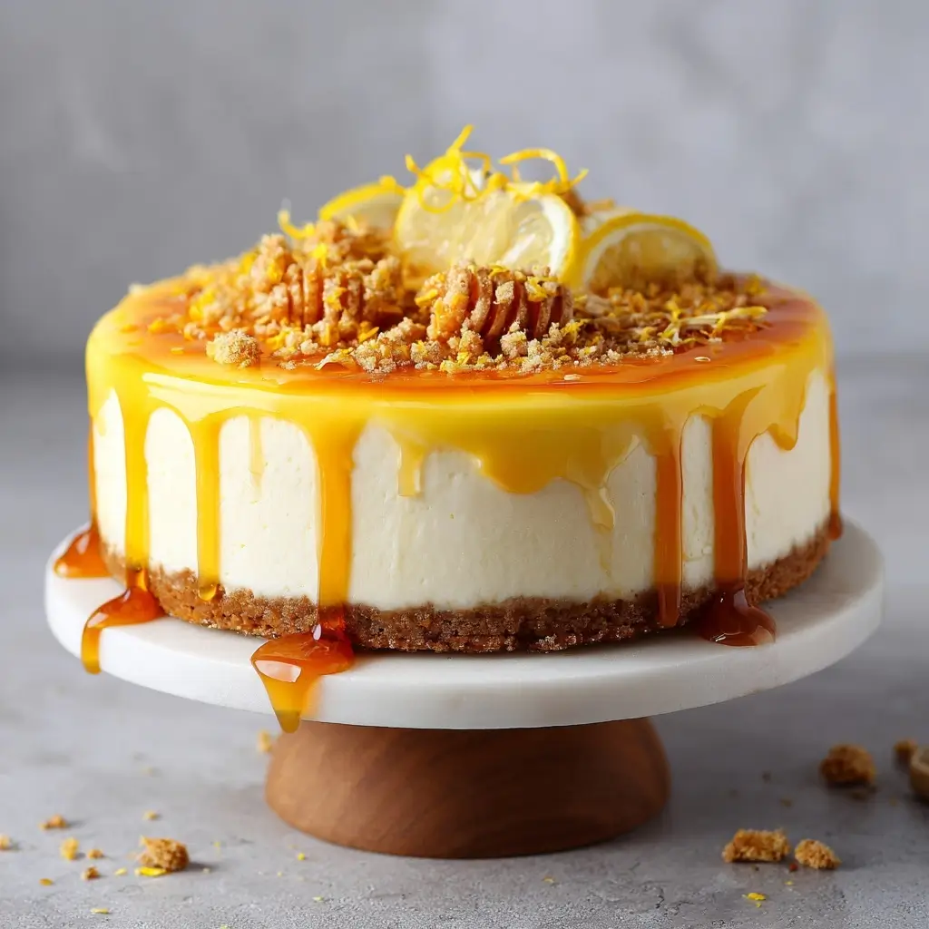Honey Lemon Cheesecake