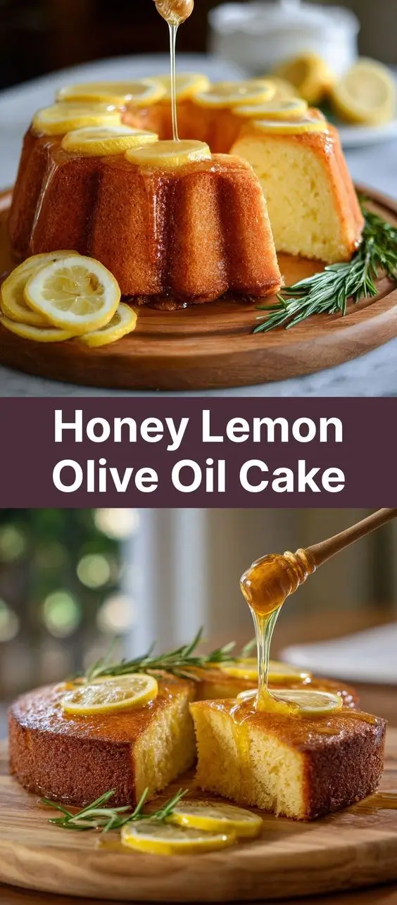 Honey Lemon Olive Oil Cake