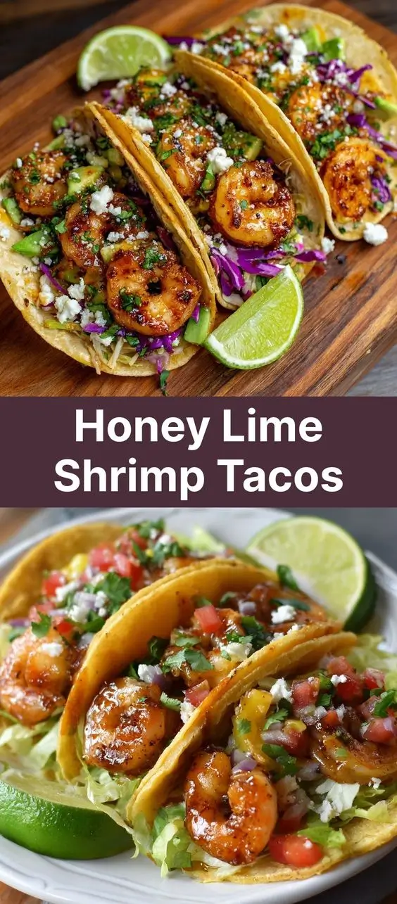 Honey Lime Shrimp Tacos