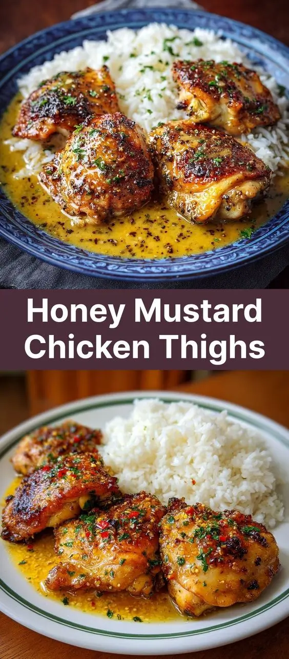 Honey Mustard Chicken Thighs