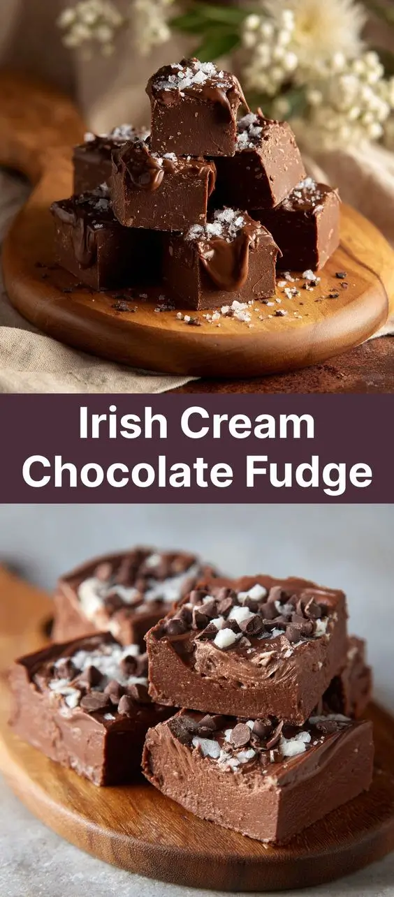 Irish Cream Chocolate Fudge