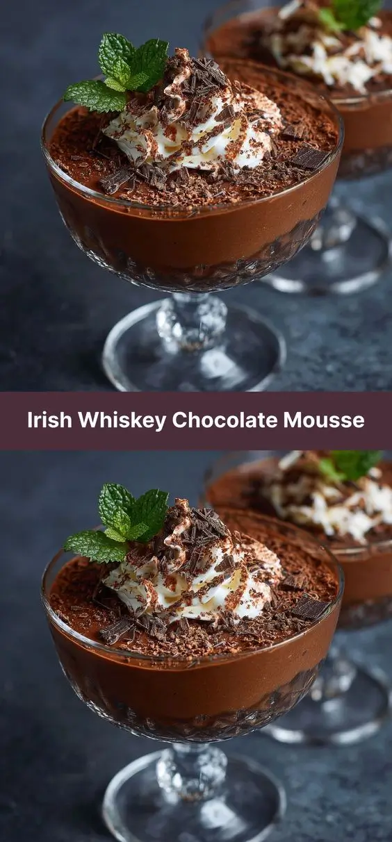 Irish Whiskey Chocolate Mousse