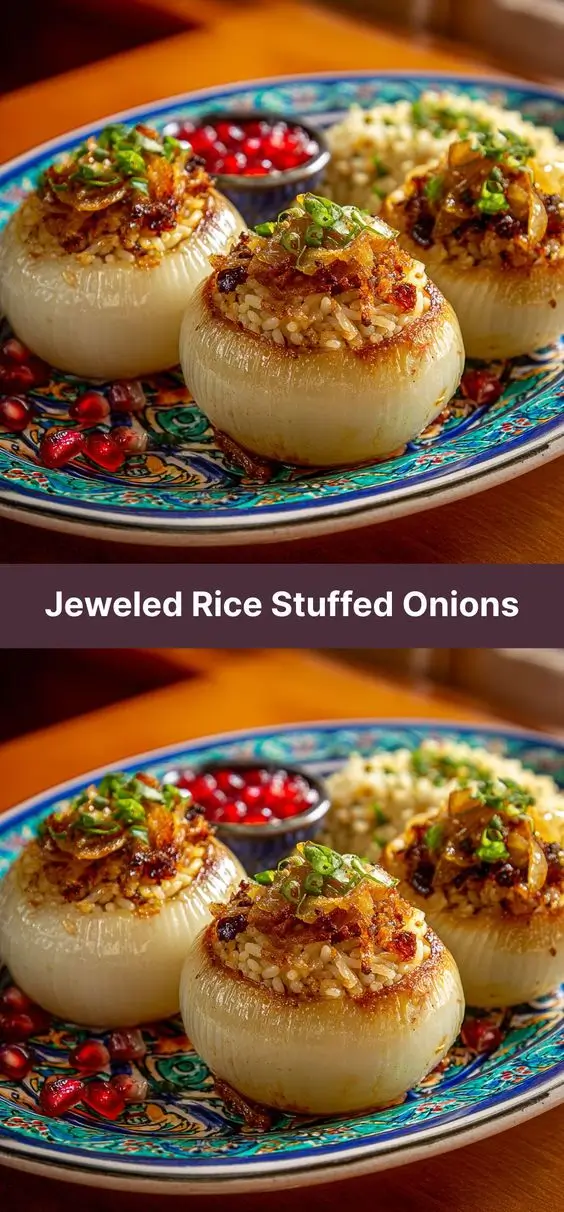 Jeweled Rice Stuffed Onions