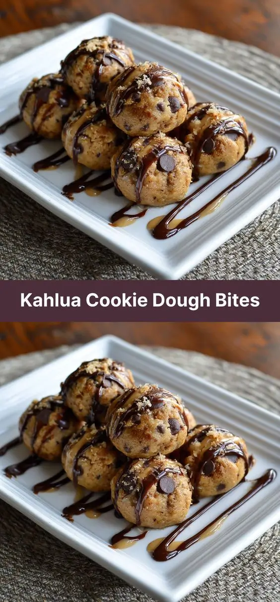 Kahlua Cookie Dough Bites