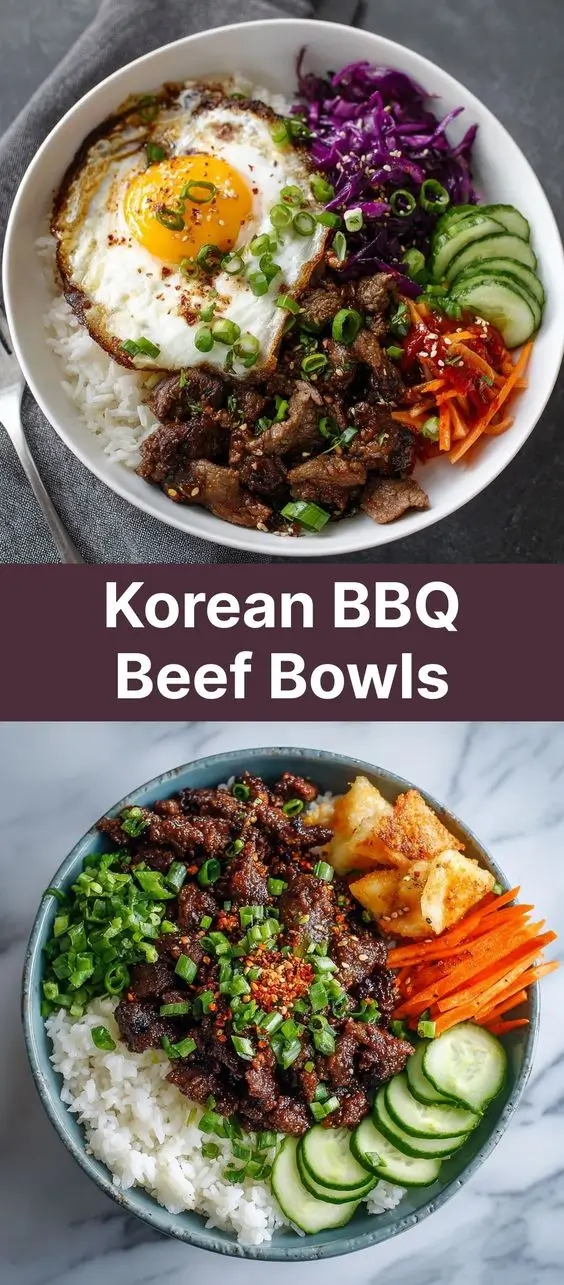 Korean BBQ Beef Bowls