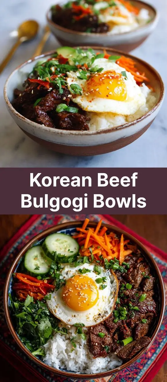Korean Beef Bulgogi Bowls