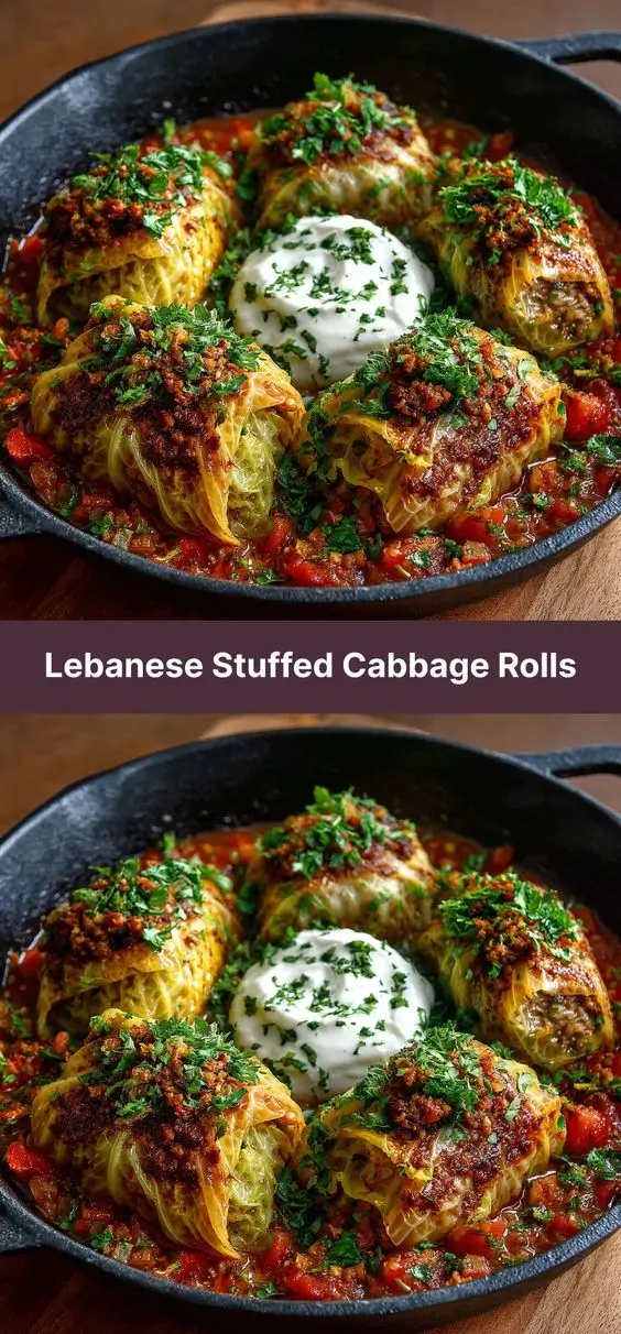Lebanese Stuffed Cabbage Rolls