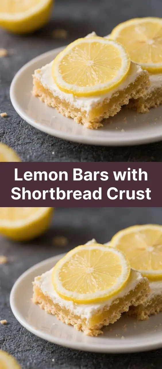 Lemon Bars with Shortbread Crust