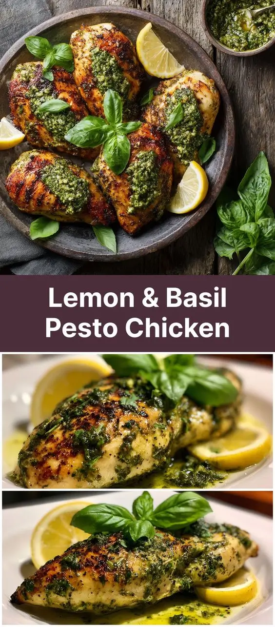 Lemon & Basil Pesto Chicken
