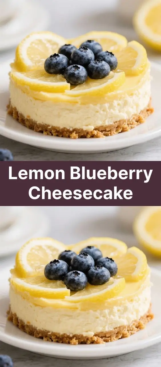 Lemon Blueberry Cheesecake
