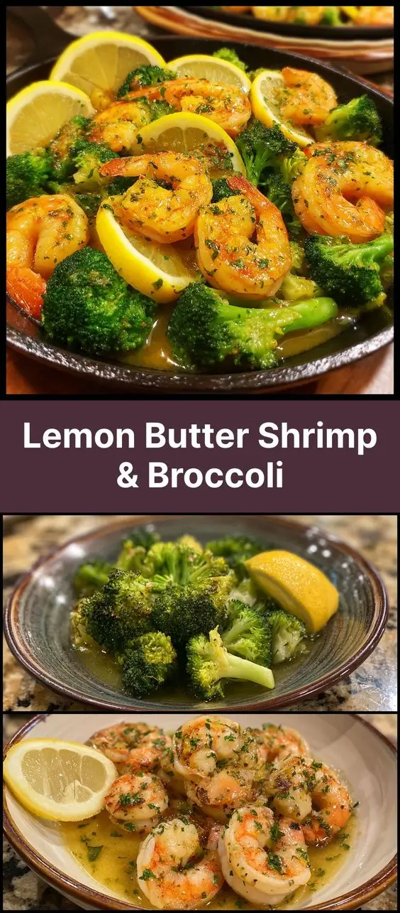 Lemon Butter Shrimp & Broccoli