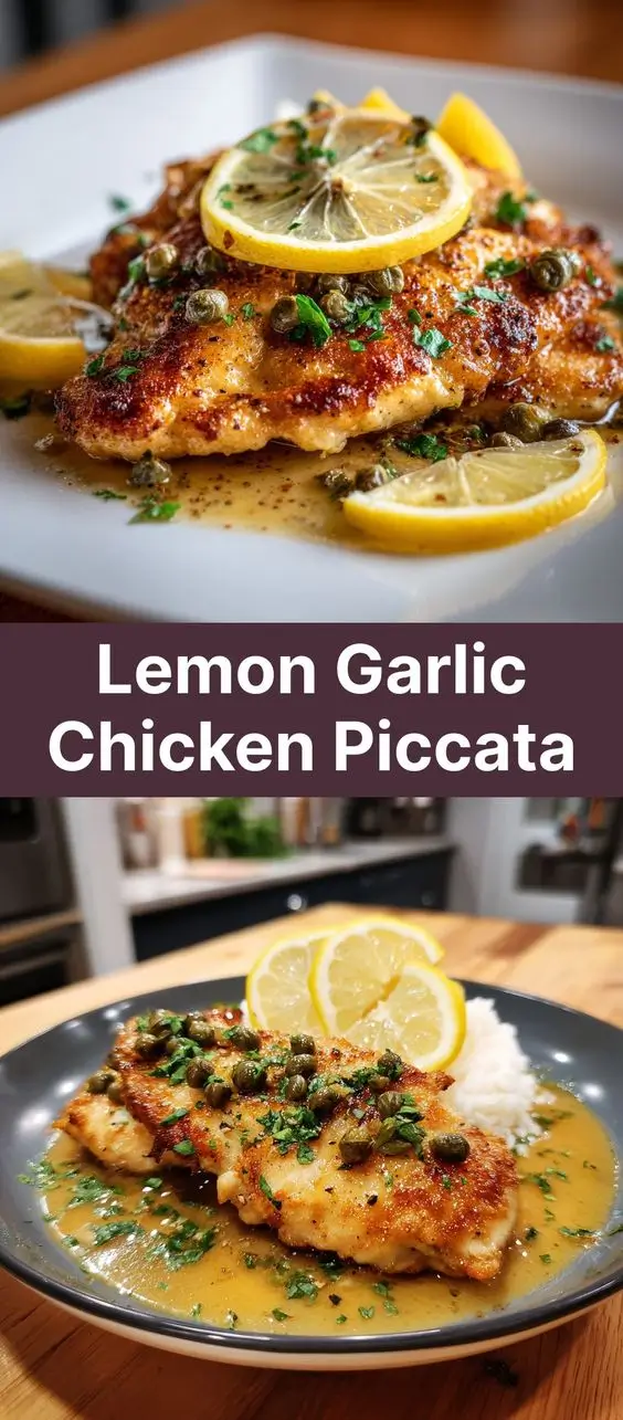 Lemon Garlic Chicken Piccata