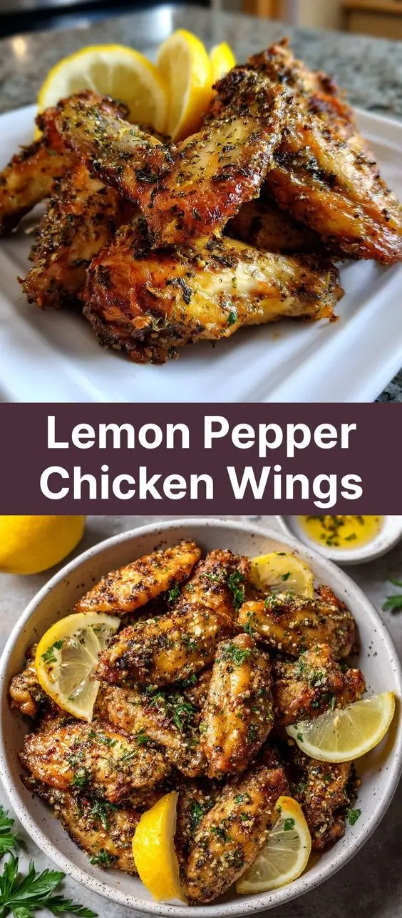 Lemon Pepper Chicken Wings