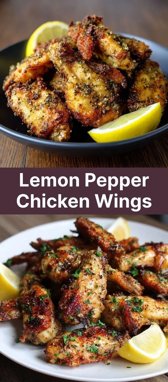 Lemon Pepper Chicken Wings