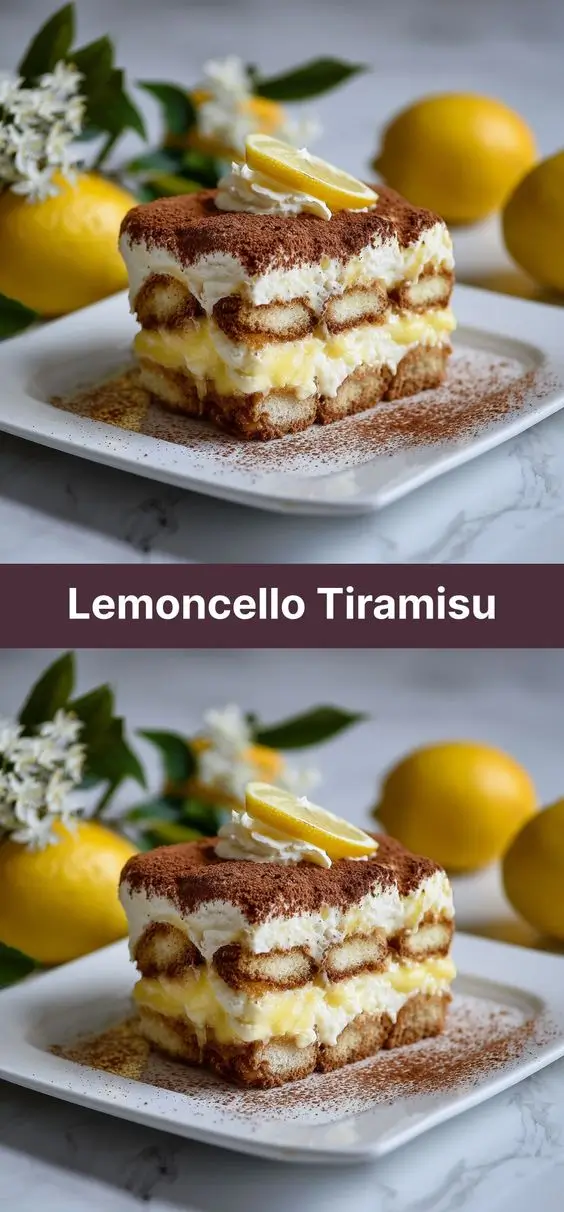 Lemoncello Tiramisu